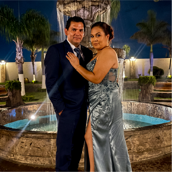 Sergio Rodriguez y Sandra Álvarez